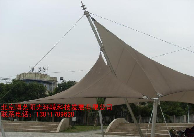 公園、小區(qū)、工廠用張拉膜景觀架